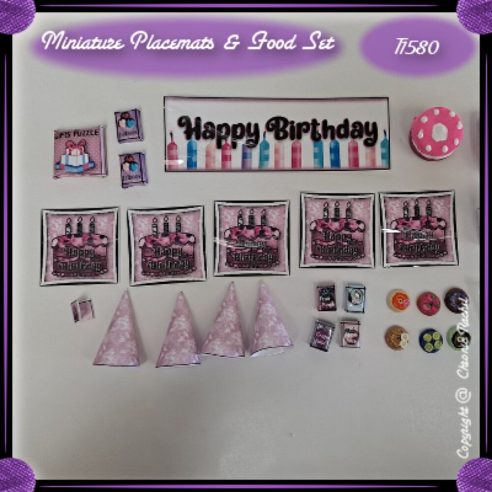 Large Birthday Set - Rose - Picture 2 of 3